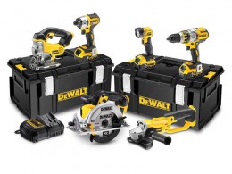 DeWalt DCK694P3 18V XR 6 Piece Kit (Brushless Combi & Impact Driver) Saw, Jigsaw, Grinder 3 x 5.0Ah Li-Ion  was 829.95 £769.00